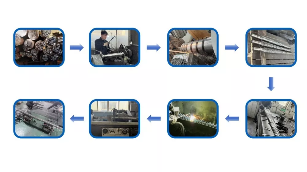 Gradual-Type Single Screw